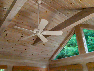 Ceiling wood additon