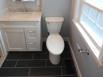 Bathroom and Tile Floor